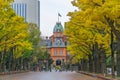 Former Hokkaido Government Office in Autumn, Japan